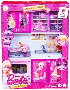 Latest Radhe Pink Barbie Modern Kitchen Set Pink Barbie Modern Kitchen Set Buy Barbie Toys In India Shop For Latest Radhe Products In India Flipkart Com