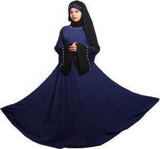 Just Khatoon Aba000183 Nida Soft High Quality Burka Abaya Nida Soft Hijab Designer Burka Hijaab Self Design Solid Abaya With Hijab Price In India Buy Just Khatoon Aba000183 Nida Soft High Quality