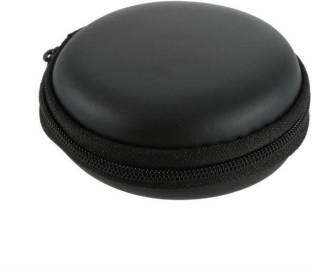 Rhobos Leather Zipper Headphone Pouch