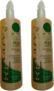 Revlon FLEX DRY DAMAGED SHAMPOO 592 ML FOR MOISTURIZING DRY & DAMAGED HAIR