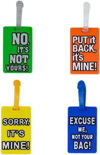 Tootpado Luggage Tags Funny Cute Message Pack 4 Clnt37 Bag Travel Tag  Reviews: Latest Review of Tootpado Luggage Tags Funny Cute Message Pack 4  Clnt37 Bag Travel Tag | Price in India 
