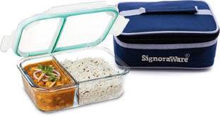 glass lunch box signoraware