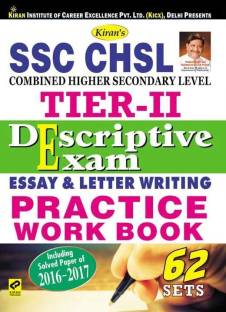 SSC CHSL Tier - II Descriptive Exam Essay & Letter Writing Practice Work Book (62 Sets)