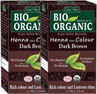 Indus Valley BIO Organic Dark Brown - Twin Pack - Henna , Dark Brown -  Price in India, Buy Indus Valley BIO Organic Dark Brown - Twin Pack - Henna  , Dark