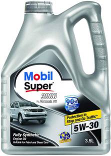 Mobil Super 3000 X1 Formula Fe 5w 30 Fully Synthetic Synthetic Blend Engine Oil Price In India Buy Mobil Super 3000 X1 Formula Fe 5w 30 Fully Synthetic Synthetic Blend Engine Oil Online