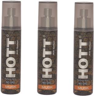 HOTT MUSK Perfume Spray for Men Pack of 3 (60ml each) Perfume  -  60 ml