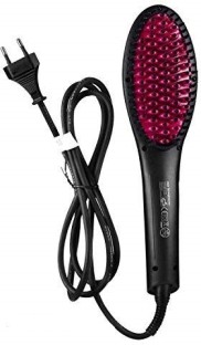 LANGE HAIR Le Vite Hair Straightening Brush  Double Negative Ion  Technology for Smooth Frizz