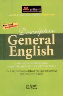 Descriptive General English Language Comprehension Communication Skills & Writing Skills 2012