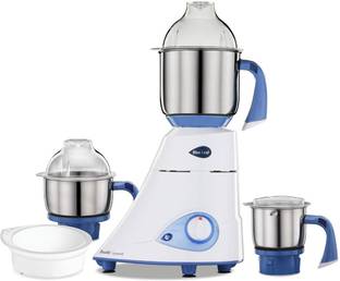 Preethi MG214/002 Diamond 750 Mixer Grinder (3 Jars, blue white)