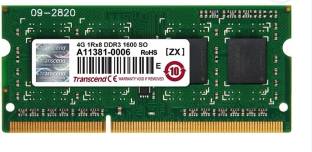 Transcend TRANSCEND DDR3 4 GB (Dual Channel) Laptop DRAM (4GB DDR3)