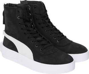 ladies puma high top sneakers
