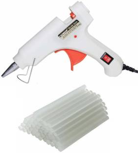 FADMAN White Mini 20 Watt & 25 Glue Sticks Hot Melt Glue Gun For Art & Crafts, DIY, Kirigami, Paper, P...
