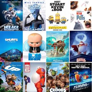 12 Cartoon Movies (dual audio Hindi and English) (clear HD print clear  audio) it's burn DATA DVD play only in computer or laptop Price in India -  Buy 12 Cartoon Movies (dual