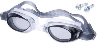 THE MORNING PLAY Kids Silicon Swimming Goggle Children Non-Fogging Anti UV Eye Protection BLACK Swimming Goggles