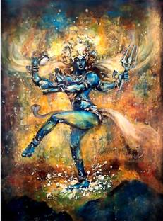 God Shiva Canvas Painting For Home And Decor Canvas Art Art