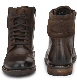 ankle length leather boots