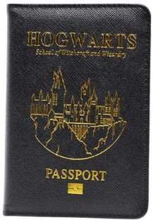Passport Covers_SUPERTRAMPshop Gryffindor Hogwarts Logo Personalized Name Customized Cute Leather Passport Holder Gryffindor 