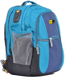 blue and black bag
