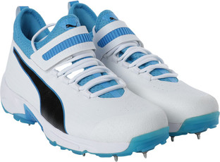 puma white cricket shoes