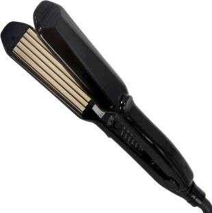 S2S Women Iron Rod Brush Styler Hair Care Curler Curl Curling Straightener 45W - Borwn LS-800727 Hair Curler