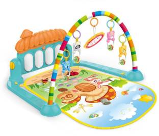 Kiditos Kick Play Musical Keyboard Mat Piano Baby Gym Fitness Rack