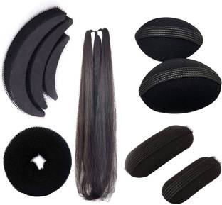 Maahal Set of 2, Hair Puff Maker 1 Set and Zig Zag Wavy Hair Band, Hair  Accessory Set (Black) Hair Accessory Set Price in India - Buy Maahal Set of  2, Hair