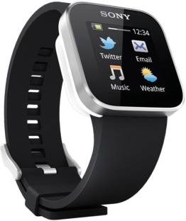 SONY Smart Watch (Silver, Black) Smartwatch