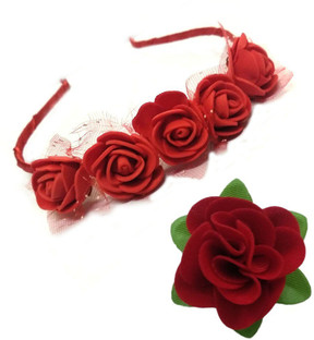 flower band hair accessories