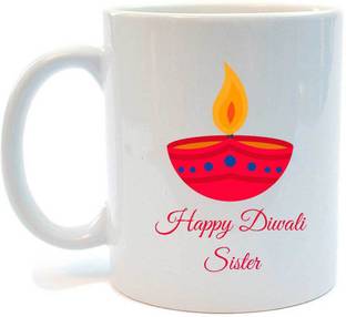 Juvixz Happy Diwali Sister Printed Ceramic Coffee Ceramic Mug Price In India Buy Juvixz Happy Diwali Sister Printed Ceramic Coffee Ceramic Mug Online At Flipkart Com