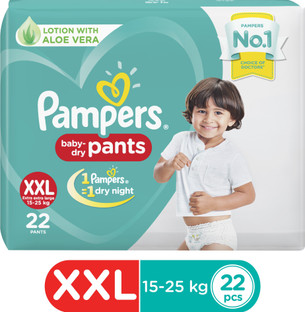 pampers baby dry xxl price