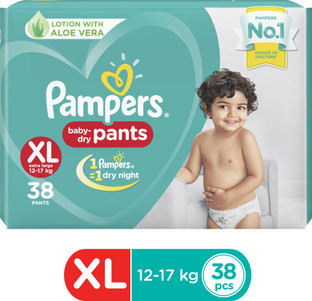 pampers xl 56 flipkart