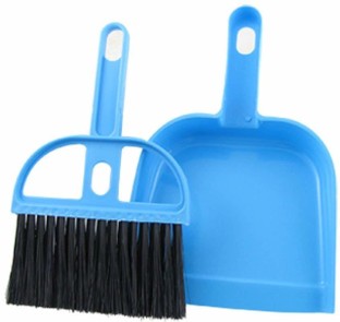 Haowul 2set Mini Dustpan and Brush Kit Plastic Cleaning Broom with Dustpan Small Cleaning Tools for Computer Keyboard Cars 