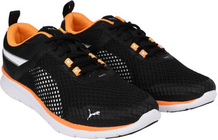 puma black orange pop