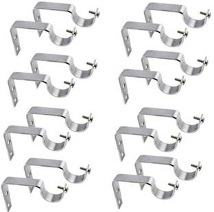 Boruz Brown Rod Rail Bracket Curtain Rods Price In India Buy