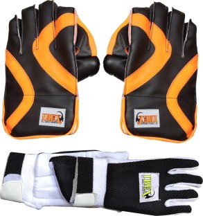 Youth, 8-15 Year Youth Wicket Keeping Gloves and Inner Gloves Combo Age Group 