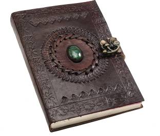 indian leather arts Handmade Diary A5 Diary 200 Pages