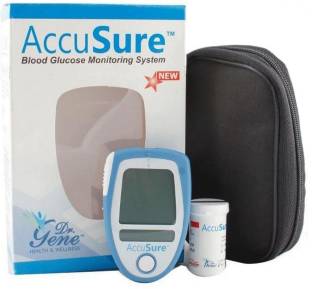 AccuSure Glucose Monitor With 25 Strips Glucometer