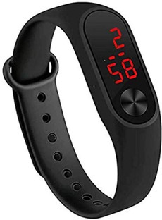 white colour digital watch