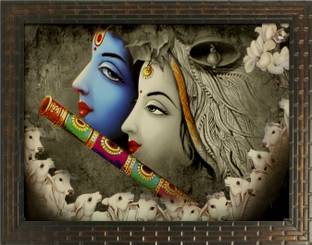 Saf Radha Krishna Uv Ink 12 Inch X 12 Inch Painting Price In India