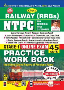 Kiranâs Railway Rrb Ntpc Stage-I Online Exam Practice Work Book Â English