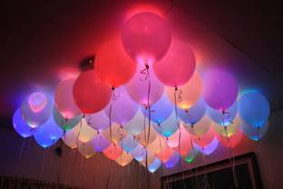 Flipkart Com Skylofts Solid Set Of 25 Led Balloons For Party