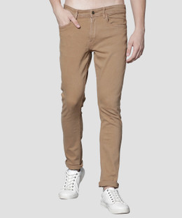 LOCOMOTIVE Super Skinny Men Beige Jeans 