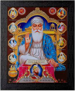Art Collection Guru Nanak Dev Ji With Govind Singh And All Ten