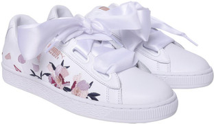 puma basket heart flowery