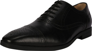 Black Formal Shoes Lace Up For Men 