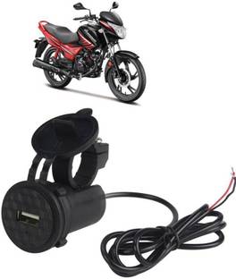 Autostark Motorcycle Bike Usb For Hero Glamour 12 A Bike Mobile