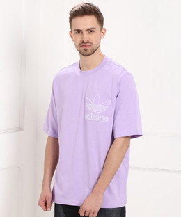 ADIDAS ORIGINALS Solid Men Round Neck 