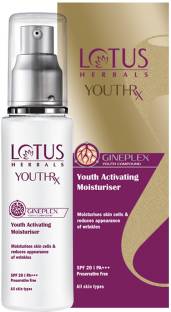 LOTUS HERBALS YouthRx Gineplex Youth Compound Activating Moisturiser SPF 20 PA+++