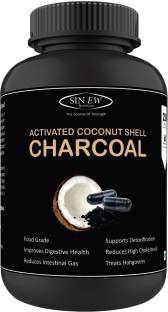 SINEW NUTRITION Activated Coconut Charcoal Capsules, 60 Capsules
