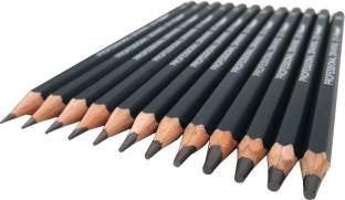 Pindia Drawing & Sketching Pencils (H 2H F HB B 2B 3B 4B 5B 6B 7B 8B) Pencil